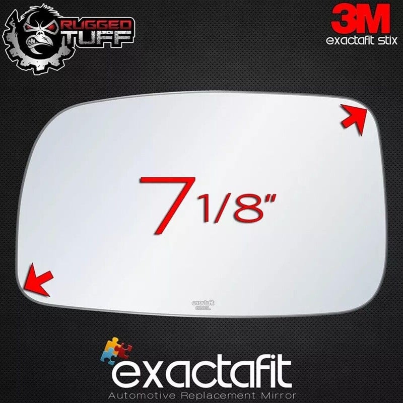 Rugged TUFF Driver Side Mirror Glass Replacement For 2007 2008 2009 2010 2011 2012 Toyota Camry Left Door Mirrors with Adhesives exactafit 8203L - Image 4